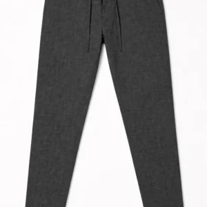 Charcoal Linen Pants