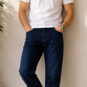 Deep Navy Straight Fit